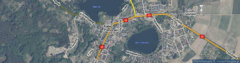 Zdjęcie satelitarne Rybacka ul.